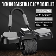 Adjustable Upgraded Elbow Abs Roller Professional Wide Ab Wheel Plank Roller Elbow Support Abs Rolle