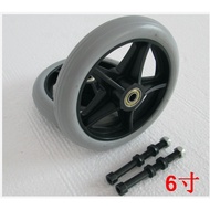 HY-16 Wheelchair Accessories  Wheelchair Front Wheel6Inch Universal Wheel Top Ferry Wheelchair wheel DTMO