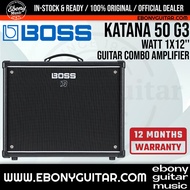 Boss Katana 50 G3 Gen 3 50-watt 1x12 Guitar Combo Amplifier - Evolved Tube Logic 12 Amp Voicings Por