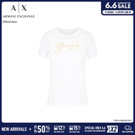 Armani Exchange เสื้อยืดผู้หญิง รุ่น XW000542-AF10359-U0002 - สีออฟไวท์
