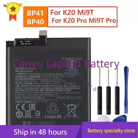 For Replacement Battery BP41 BP40 For Xiaomi Redmi K20 Pro Mi 9T Pro Mi9T Redmi K20Pro Premium Recha