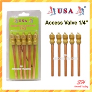 USA Access Valve 1/4" Refrigerator Access Valve Air-Conditioner Access Valve