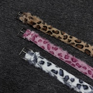 LimeLight Plush Belt Leopard Print Girls Y2K Boys BEL-008 Belt Men Belt Y2K Belt
