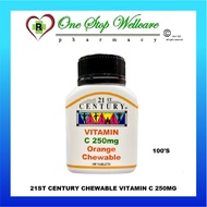 21ST CENTURY VITAMIN C 250MG BOLEH DIKUNYAH / 21ST CENTURY CHEWABLE VITAMIN C 250MG 100'S (EXP:10/20