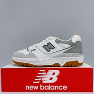 New Balance 550 NB Men Women White Gray D Last Leather Retro Time Sports Casual Shoes BB550ESC