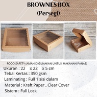 22x22 CM Thick KRAFT BOX/22X22 CM KRAFT BOX