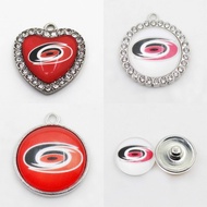 US Ice Hockey Team Carolina Dangle Charms DIY Necklace Earrings celet Bangles Buttons Sports Jewelry Accessories