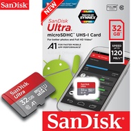 Sandisk Ultra microSD SDHC Card ความเร็ว 120MB/s ความจุ 32GB Class10 A1 (SDSQUA4-032G-GN6MN) เมมโมรี่ การ์ด แซนดิส ใส่ โทรศัพท์ แท็บเล็ต Mobile Android กล้องวงจรปิด เครื่องเล่นMP3