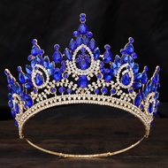 Bridal Crown Hair Accessories Pageant Runway Laurel Baroque Crown High-end Full Crown