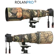Hot Sales  ROLANPRO lens clothing camouflage rain cover for Canon EF 400mm F/2.8 L IS II USM lens pr