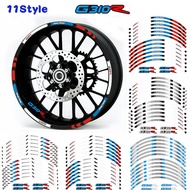 Hot Sale Motorcycle Wheel Sticker 56.6cm Wheel Rim Sticker BMW BMW G310R Steel Rim Sticker Wheel Rim Sticker Reflective Sticker