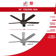 KDK 5 Blade Ceiling Fan With Remote Control (56”) K14YZ-GY/K14YZ-PBR