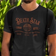 Death Star Lunar Hotel T-Shirt Star Wars T-Shirt Star Wars Parody T-Shirt Unisex Star Wars
