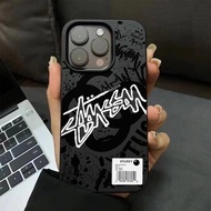 Casing iPhone 11 12 13 14 15 16 17 Pro Max Fashion label shockproof Case For iPhone 14 15pm 14PM 16P