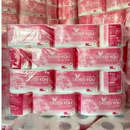 [Combo of 4 Lots] Lot of 10 Pink Rolls of Bless You 2-Layer Toilet Paper - Genuine