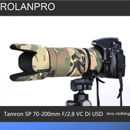 ROLANPRO Lens Coat for Tamron SP 70-200mm F2.8 VC Di USD (A009) Camouflage Lens Clothing Rain Cover 