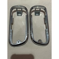 Gino bumper signal Crome tapak 1 set .