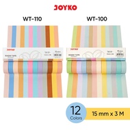 Joyko WT-100~110 15 mm x 3 M Washi Tape