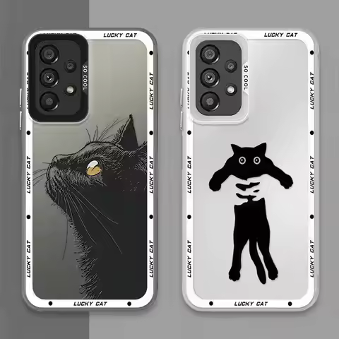 Bread Cat Phone Case for Galaxy A15 A52 A72 A72 4G 5G A25 A52s A53 A54 A55 A73 A73 5G A51 4G bag