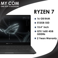 Asus ROG Flow X13 GV301Q-HK6306T 13.4'' FHD Touch Gaming Laptop (Ryzen 7 5800HS, 16GB, 512GB SSD, GT