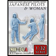[Small Figure Painting Gallery] * Ready Stock * Tori MF-36A/B/C World War II Japanese Army Pilot Gro