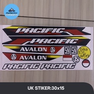 Stiker Stripping Sepeda BMX Pacific Avalon