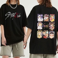 Kaos Kpop Stray Kids Skzoo Skz University Straykids Oversize Baju Stray Kids Short Sleeve Oversize T