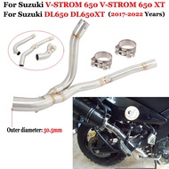 Slip On For SUZUKI DL650 V-Strom DL 650 XT ABS 2017 - 2022 Motorcycle Exhaust Muffler Escape Moto Mo