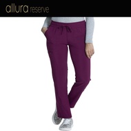 Allula Women Scrub Mid Rise Drawstring Tapered Leg Pant CK184