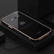 เคส Samsung Galaxy J7 2015 J7 Core เคสโทรศัพท์แบบอ่อนดีไซน์ใหม่ใบเมเปิ้ลฝาหลังสำหร Samsung J700 J701 J7Core