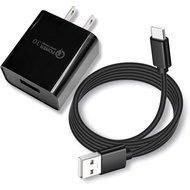 10ft USB C 18W QC3.0 USB Charger for T-Mobile Tab 5G Tablet 2023 REVVL 5G, REVVL 6/6X Pro 5G, 7/7 Pr
