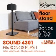 Vogel's SOUND 4301 Speaker stand for SONOS ONE (SL) &amp; PLAY:1 (black) 5 Years Warranty
