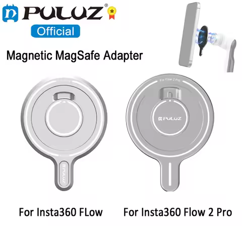 PULUZ Magnetic MagSafe Adapter For Insta360 Flow 2 Pro / Insta360 FLow Gimbal Accessories For iPhone