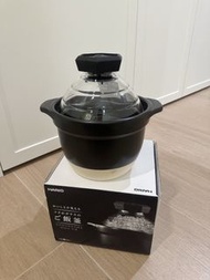 全新日本HARIO萬古燒陶瓷飯釜連玻璃蓋 煲仔飯