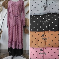 GAMIS CERUTI POLKADOT TERBARU 2021//DRESS CERUTI BABYDOLL WANITA BUSUI//GAMIS JUMBO KASUAL//GAMIS MU