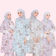 Noura Baju Kurung Moden Bercorak Plussize Baju Kurung Floral Printed Kurung Corak Bunga Labuh Nursing Murah Floral Bunga