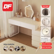 Df.Os 130cm/170cm Modern Dressing Table Side Cabinet Without Mirror Bedside Makeup Space Saving Comp
