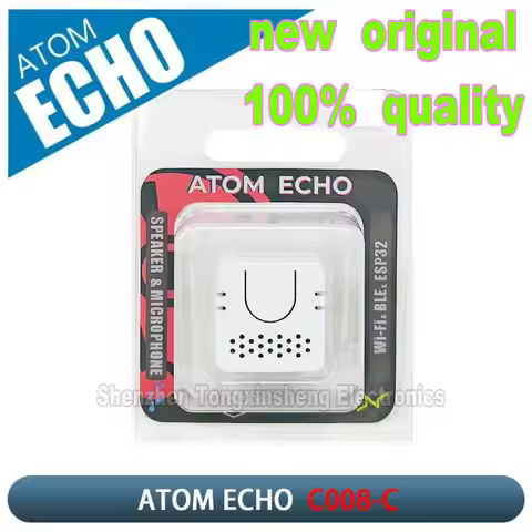 Speaker ESP32 Smart M5Stack ATOM Echo programmable Mini Smart Speaker ESP32 Voice Control Module wit