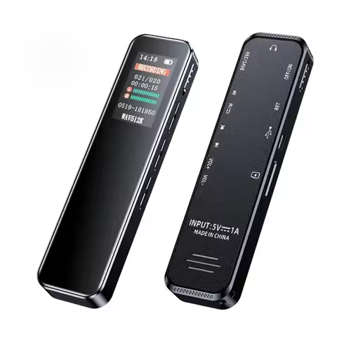 Digital Voice Recorder Pen Max Support 128G SD Card Portable MP3 Player Audio Recorder With 512Kbps 