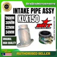 (28MM / 30MM / 32MM / 34MM ) KAWASAKI KLX150 KLX150BF BRT RACING SUPER FLOW INTAKE PIPE