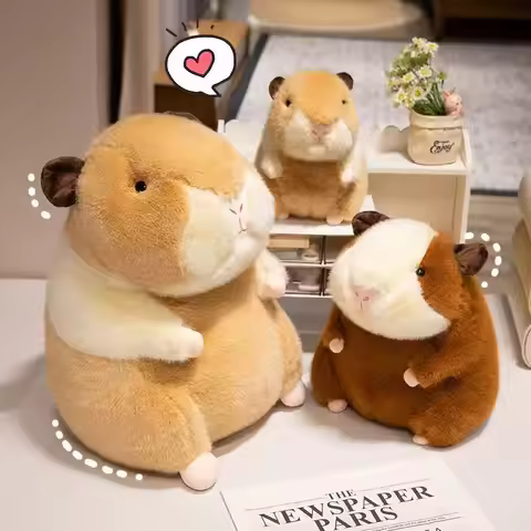 25CM Cute Simulation Guinea Pig Plush Toys, Stuffed Animal Toys, Hug Pillow Toys, Cavy Plush Toys, G