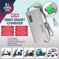 Smart Ebike Charger 48V20AV 60V 72V Battery Applicable for Romai, Nwow, Kenwei, Lucky Lion, Ku A5FK