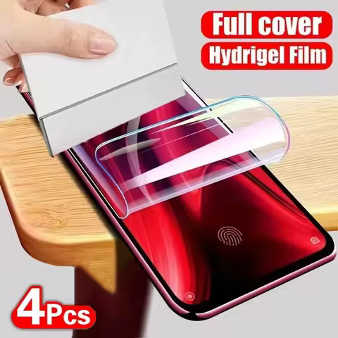 4PCS Hydrogel film for Motorola Moto G45 G64 G64Y G34 Screen Protector For G24 E14 G85 G04 G04S G54 