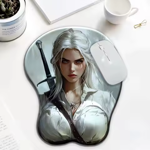 European and American style vampire hunter ergonomic wrist rest 3D soft and smooth silicone mouse pa