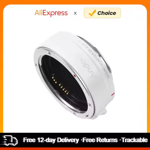 Andoer EF-EOSR Auto Focus Camera Lens Adapter Ring Replacement for Canon EF EF-S Lens to Canon EOS R