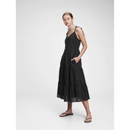 Auth black 2-strap GAP maxi dress