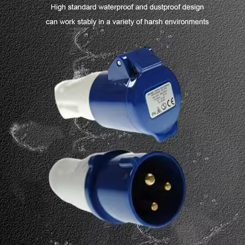 Car Connection Plug Adapter Main Plug Hook Up Site Adapter 3PIN Mains Hook Up Site Socket Adapter 24