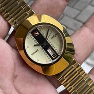 ARLOJI JAM TANGAN SWISS RADO DIASTAR CERAMIC GOLD DIAMOND INDEX MULUS ORIGINAL