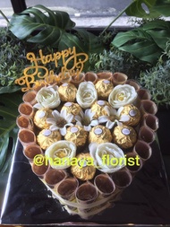 MONEY LOVE CAKE / KUE ULANG TAHUN COKELAT / KUE UANG / FERRERO CAKE