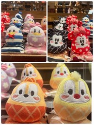 香港迪士尼米奇/米妮/大鼻鋼牙/唐老鴨/黛絲達摩公仔